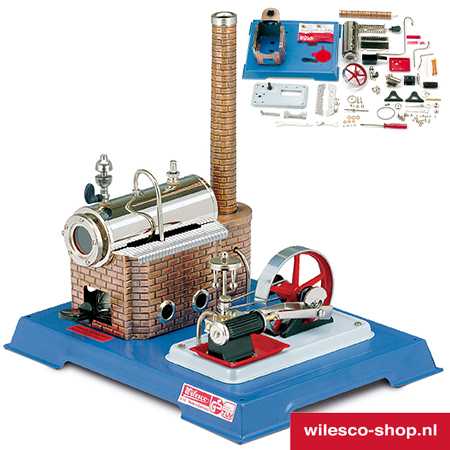 Onderhandelen Reizende handelaar borduurwerk WILESCO-SHOP.NL | D9 Stoommachine bouwpakket